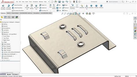 solidworks sheet metal conversion tool